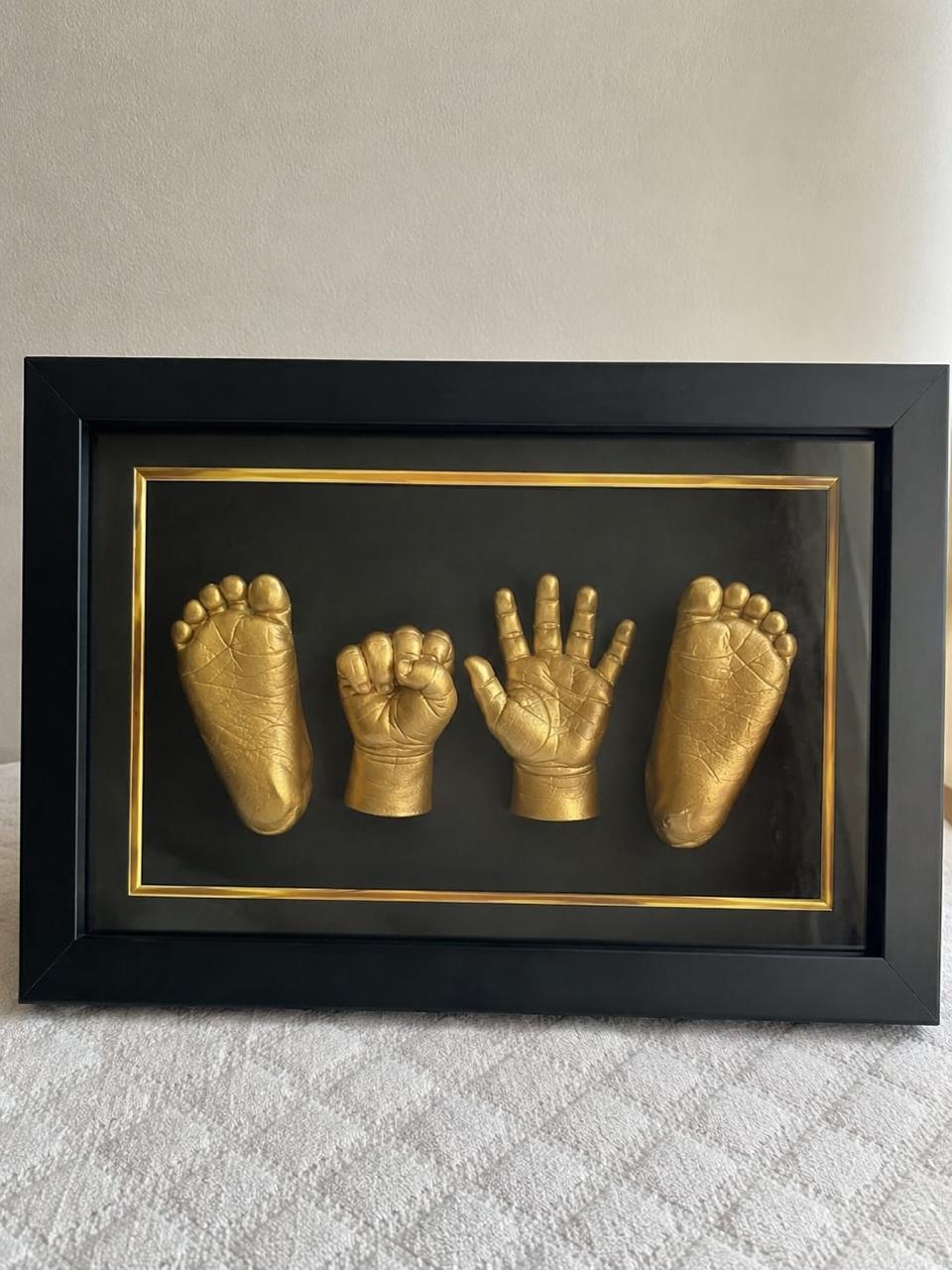 Baby Hand & Foot Casting Kit with Frame 0-24 Months | DIY Keepsake Gifts