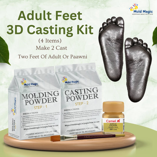Adult Feet 3D Casting Kit (Both Feet)