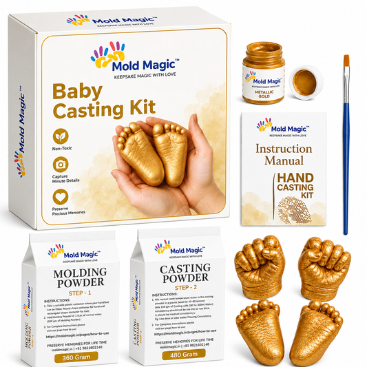 Baby Hand & Foot Casting Kit | 3D Baby Handprint Footprint Keepsake
