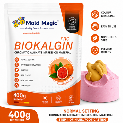 Molding Powder 400g for Hand Casting | DIY Plaster Mold Kit for Couples Family Baby Handprint Keepsake | Ideal Gift Idea for Birthday Anniversary Wedding Occasion and Creative Home Decor