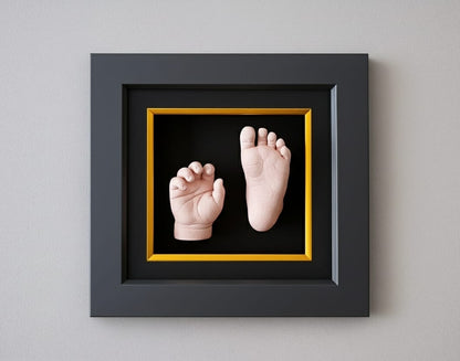 Baby Hand and Feet Casting Kit Birthday Gift for NewBorn,Boy & Girl (Up to 1 Year)