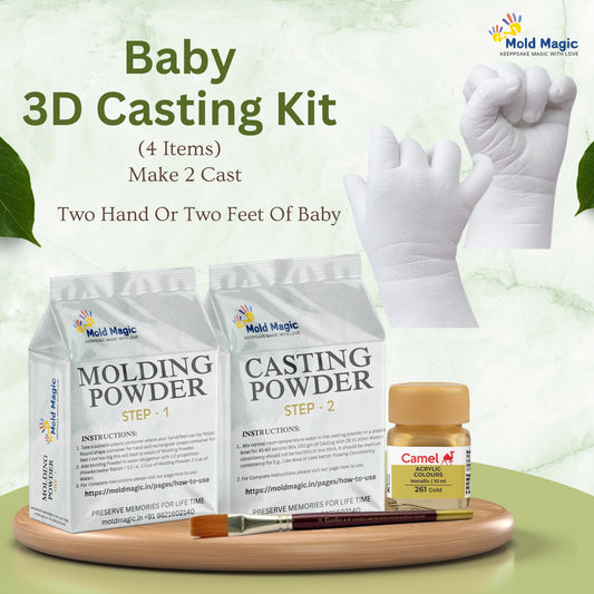 3D Baby hand casting