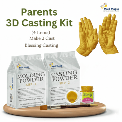 Premium Adult 3D Hand Casting Kit (Both Hand) Blessing Casting - Mold Magic