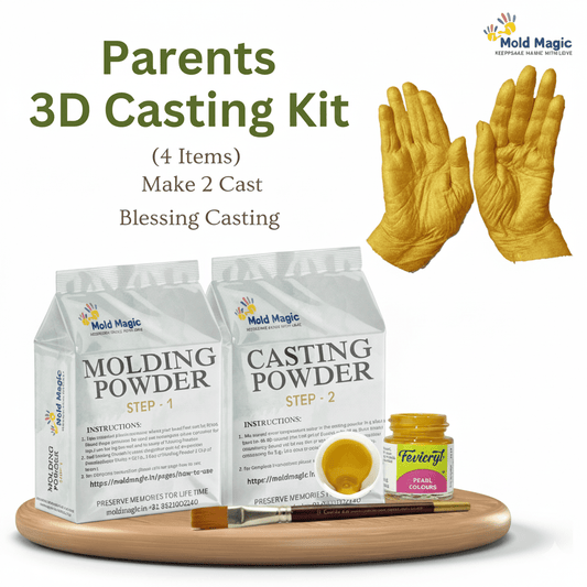 Premium Adult 3D Hand Casting Kit (Both Hand) Blessing Casting - Mold Magic