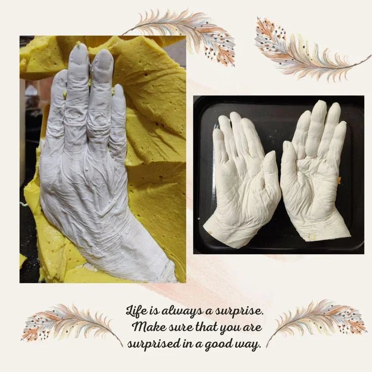 Premium Adult 3D Hand Casting Kit (Both Hand) Blessing Casting - Mold Magic