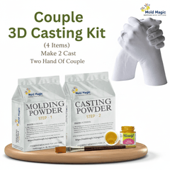 Premium Romantic 3D Hand Casting Kit for Couples – Create Beautiful Lifetime Keepsakes