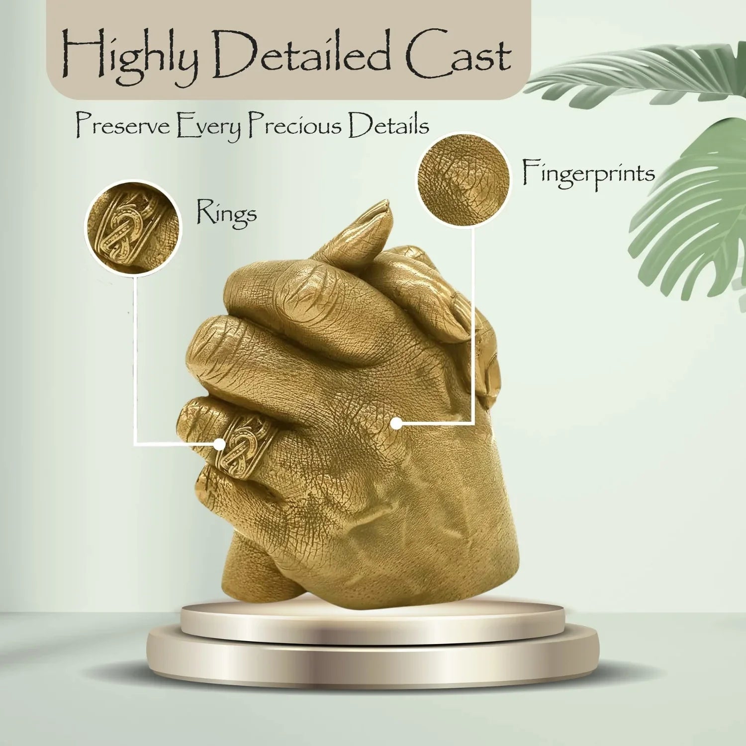 Premium Romantic 3D Hand Casting Kit for Couples – Create Beautiful Lifetime Keepsakes - Mold Magic